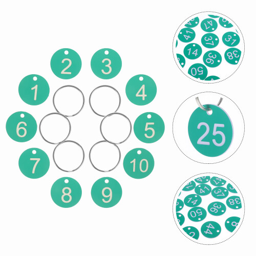 50 sets cijferlabels met ringen 2