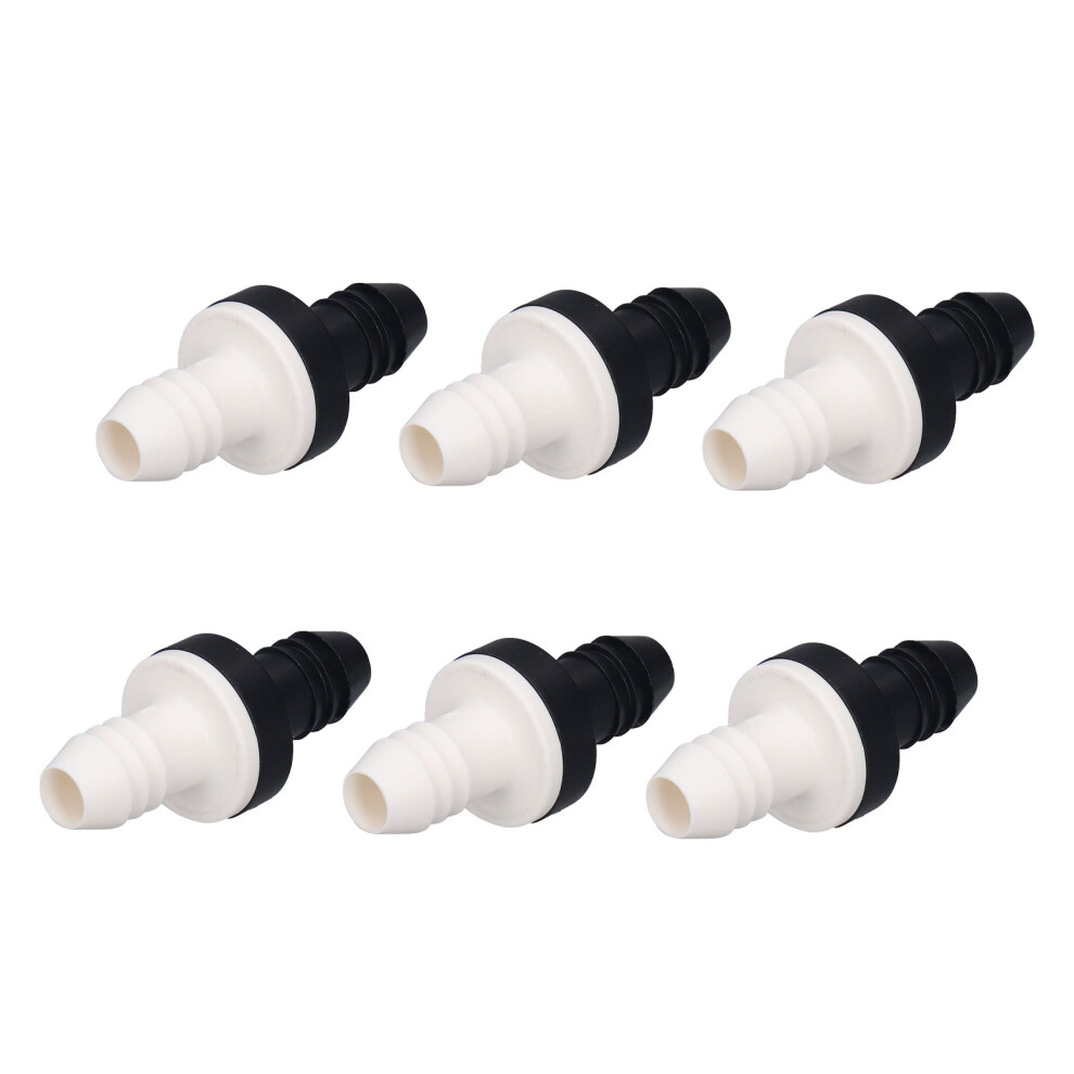 Non Return 1 Way Check Valve 3/8In 10Mm Abs & Silicone 6 Pack 5061353356805