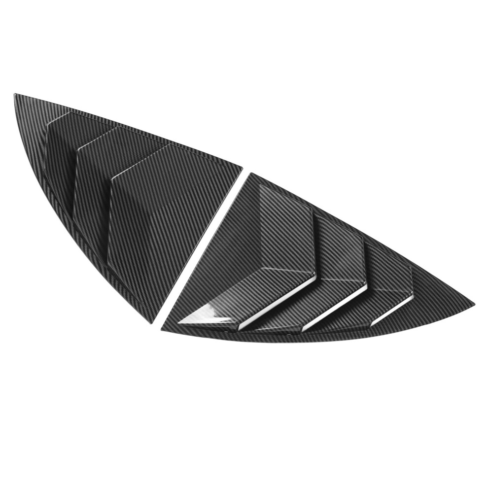 2Pcs Side Window Spoiler For Tesla Model Y 2021-2023, Carbon Fiber Cover 6911353357182