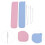 1Set Anti-Rust Portable Straw Boxes with Smooth Surface Assorted Color 5