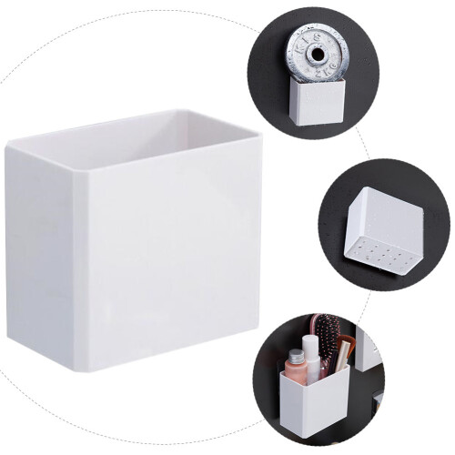 Shelf For Bathroom White Plastic 1pack 4.1x2.9x6.7in 1