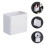 Shelf For Bathroom White Plastic 1pack 4.1x2.9x6.7in 4