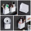 Shelf For Bathroom White Plastic 1pack 4.1x2.9x6.7in 10