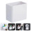 Shelf For Bathroom White Plastic 1pack 4.1x2.9x6.7in 5