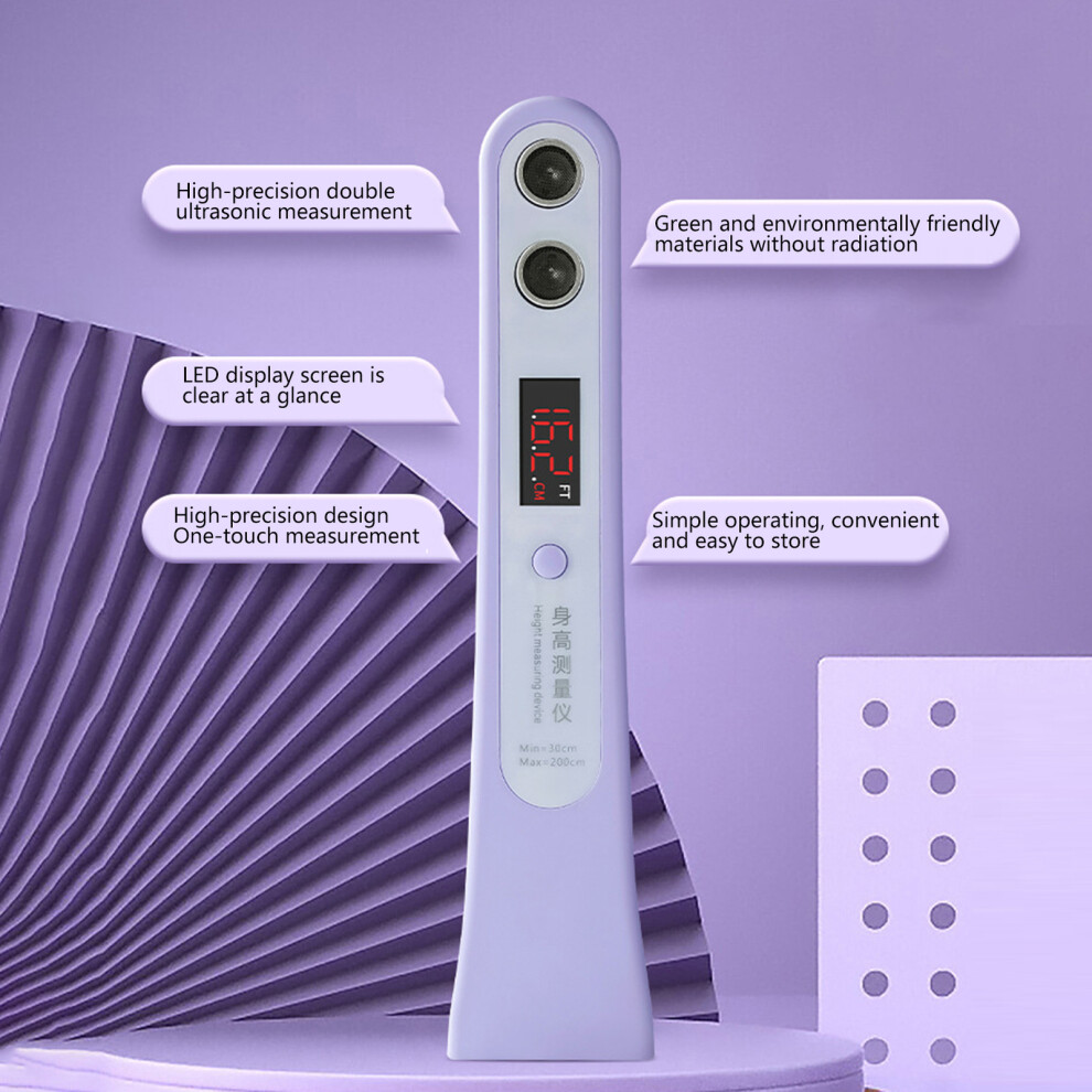 Unbanded Ultrasonic Height Measuring Instrument
