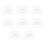 8 pcs adhesive plastic wall hooks for household organizer 2