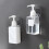 8 pcs adhesive plastic wall hooks for household organizer 8