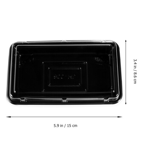 50 kuchentablett transparent mit schwarzem rand 2