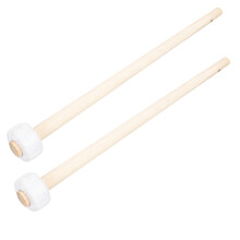 2 stück gongschlägel gummi-kopf holzgriff percussion