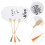 3St Lichtgewicht Handventilator DIY Verfbaar Party Fan 10