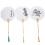 3St Lichtgewicht Handventilator DIY Verfbaar Party Fan 9