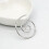 4Pièces Outils Tricot Alliage Argent Pour Écharpes Pulls 7