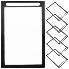 6St Zwarte PVC Kaart Sleeves Met Fijne Afwerking En Gebruik
