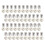 150Sets DIY Kleding Accessoires Met Imitatie Parel Rivetten 5