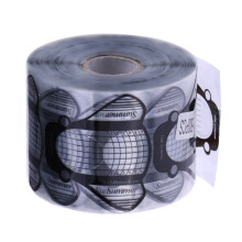 1 rolle mit 500 pvc-nagelverlängerungsformen, selbstklebend
