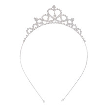 Silber Braut Tiara Krone Für Damen Design Hochzeit