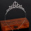 Silber Braut Tiara Krone Für Damen Design Hochzeit 7