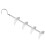1X Handtas Draaibare Hanger ABS Wit, Ruimtebesparing 1