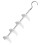 1X Handtas Draaibare Hanger ABS Wit, Ruimtebesparing 5