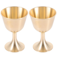 2 stück kupfer weinbecher multifunktions heilbecher tisch opfer