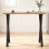 AINPECCA (X Style Legs- Oak) Rectangular Bar Table 5