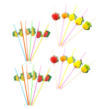 60St Stevige Honeycomb Rietjes Met Fruitmotief Voor Bar En Party