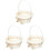 3Pcs Plastic Cloth Woven Basket with Handle Multipurpose Flower Holder 4