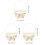 3Pcs Plastic Cloth Woven Basket with Handle Multipurpose Flower Holder 11
