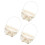 3Pcs Plastic Cloth Woven Basket with Handle Multipurpose Flower Holder 8