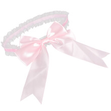 1St Hochzeitsstrumpfband Spitze Mit Elastischem Bund (Pink)