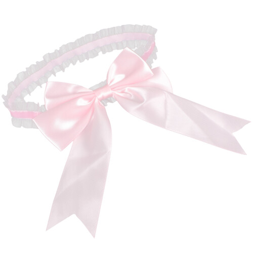 1St Hochzeitsstrumpfband Spitze Mit Elastischem Bund (Pink)