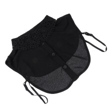1 stück chiffon kragen, falscher blusenkragen, dekoratives accessoire