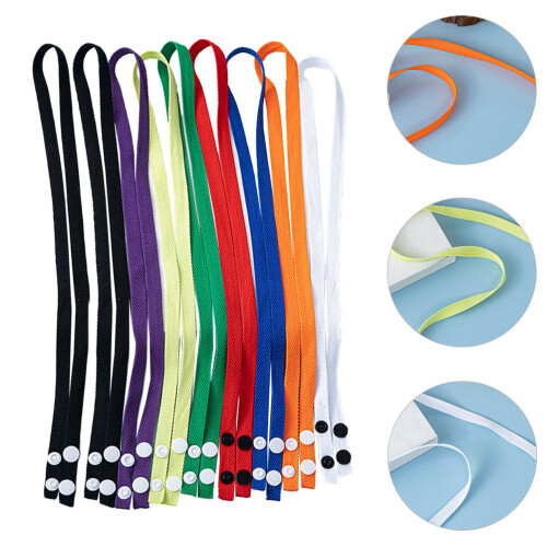 9Stk Maskenzubehör Robust Verstellbar Polyester Halteschnüre 1