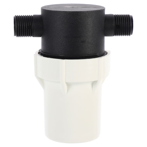 Home Use Black Plastic Water Pre-Filter Strainer with Clear Design