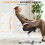 (White)Ergonomic Office Chair with Adjustable Headrest,Mesh Back 8