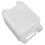 White Plastic Milk Tea Bottle Large Capacity Handle Lid 5