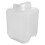 White Plastic Milk Tea Bottle Large Capacity Handle Lid 6
