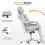 (Grey) Ergonomic Office Chair with Adjustable Headrest,Mesh Back 3