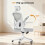 (Grey) Ergonomic Office Chair with Adjustable Headrest,Mesh Back 6