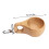 Holz-Campingbecher Stil 2 - Log, tragbar mit Griff 2