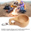 Holz-Campingbecher Stil 2 - Log, tragbar mit Griff 5