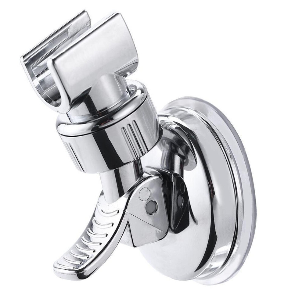 Shower Head Bracket Chrome Wall Mount Handheld Shower Holder Universal Adjustable Suction Cup 9393856246564