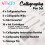 Artworx Calligraphy Pen Set - With Guide Book and Practice Paper 9