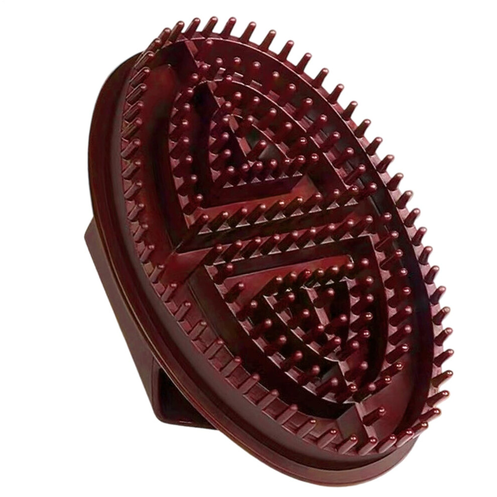 Massage Brush Silicone Handheld Massager, Compact Ergonomic Beauty Brush For Shower, Scalp Stimulation And Stress Relief