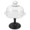 Tall White Ceramic Cake Stand with Dome for Party Display 9