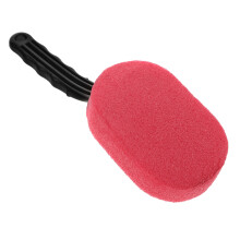 Wheel And Tire Brush For Car Detailing With Handle Curved Sponge