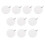 10St Stempelbare Titanium Steel Tags Als - En Kattenpen 5