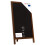 Single-Sided A-Board with Chalk Surface - 78x44 cm Advertising Stand 1
