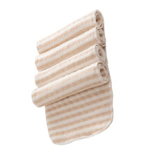 Burping Cloths for Babies 4-Pack Flat-Fold Diapers, Leak-Proof Washable Booster Pad, Soft Muslin Nighttime Comfort