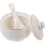 1 set keramische stoofpot met , soepkom en 9